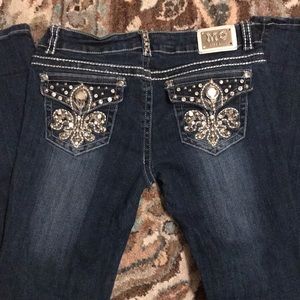 💗💗Miss Chic straight leg bling 👖SUPER CUTE💗💗